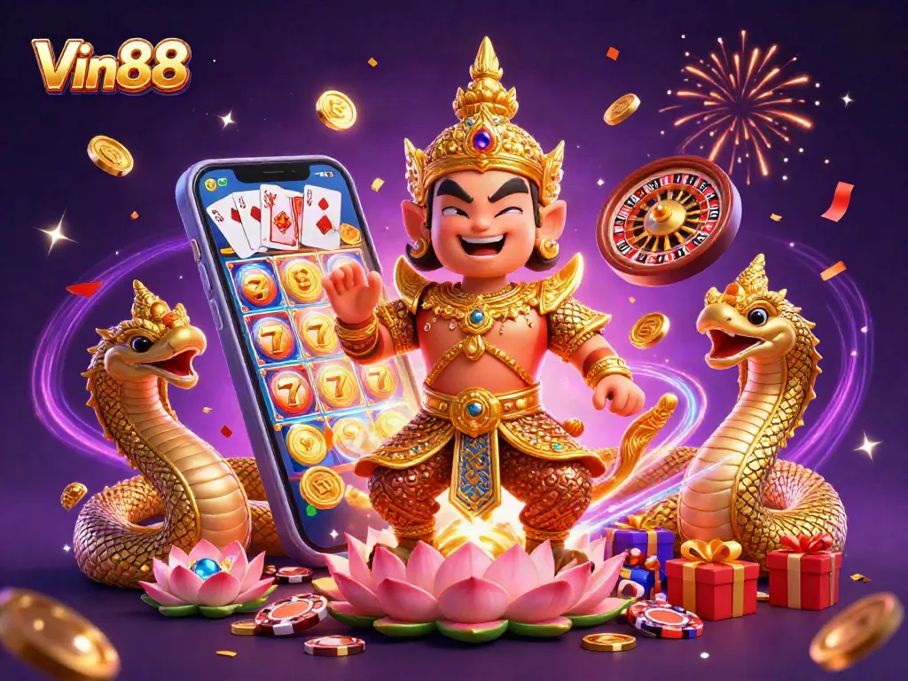 Spin the reels and win at Vin88 with exciting slot games and dynamic casino elements!