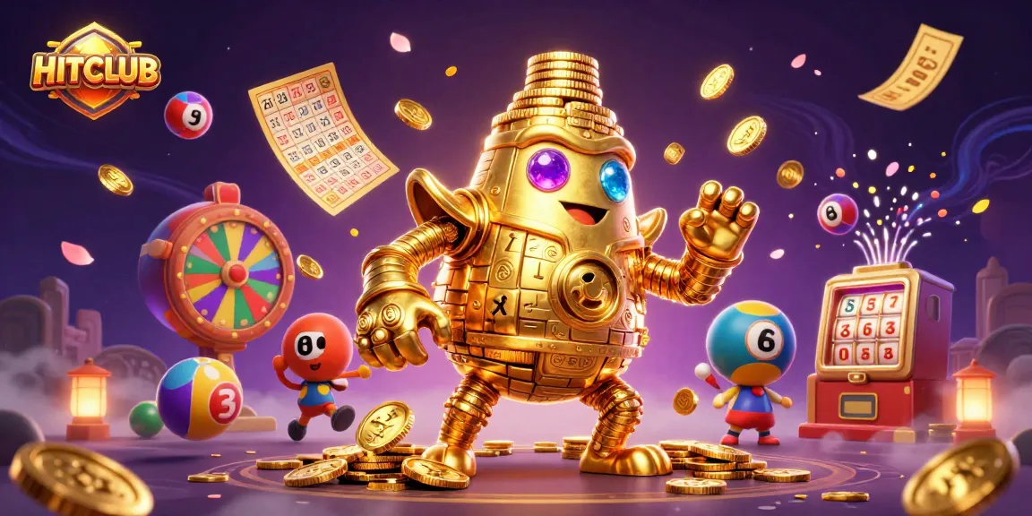 Engage in thrilling gameplay at HITCLUB, featuring dynamic lottery balls and captivating casino elements.