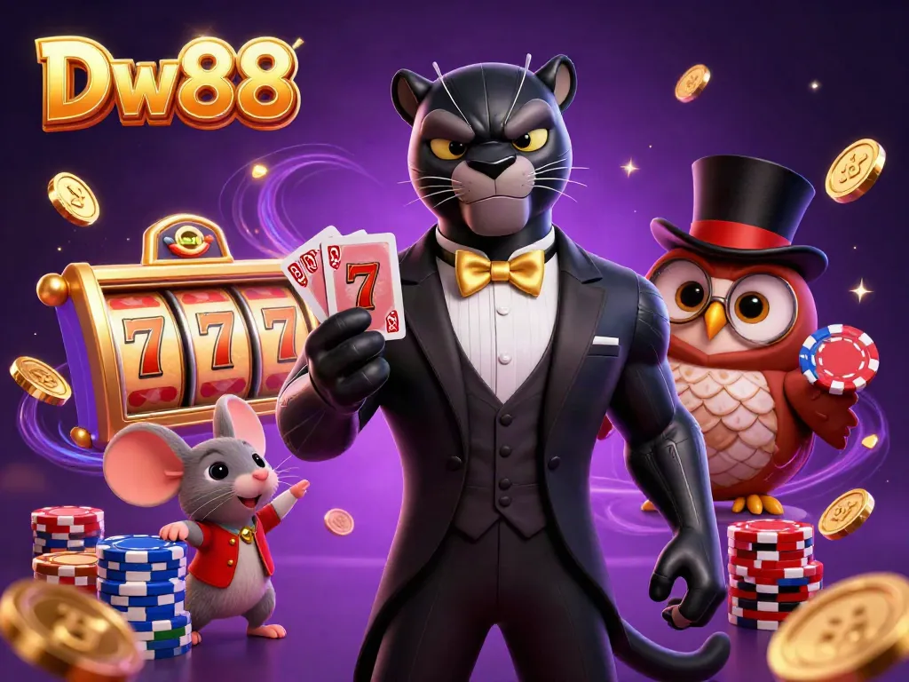 Experience thrilling moments at Dw88 with captivating characters and dynamic casino elements.