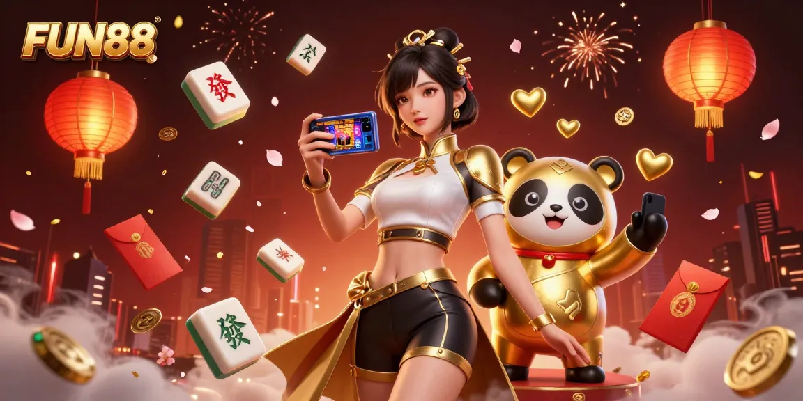 Experience the thrill of FUN88 with engaging casino games in a vibrant scene.