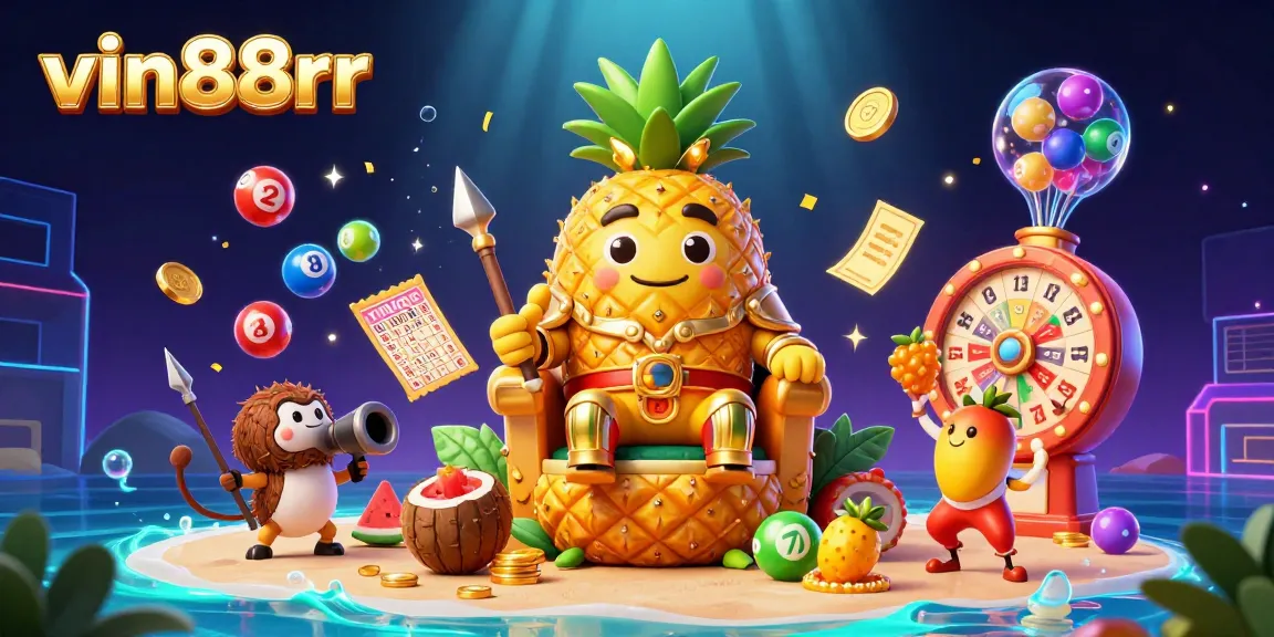 Experience thrilling winnings at vin88rr with our vibrant casino scene, featuring the king and interactive gambling elements.