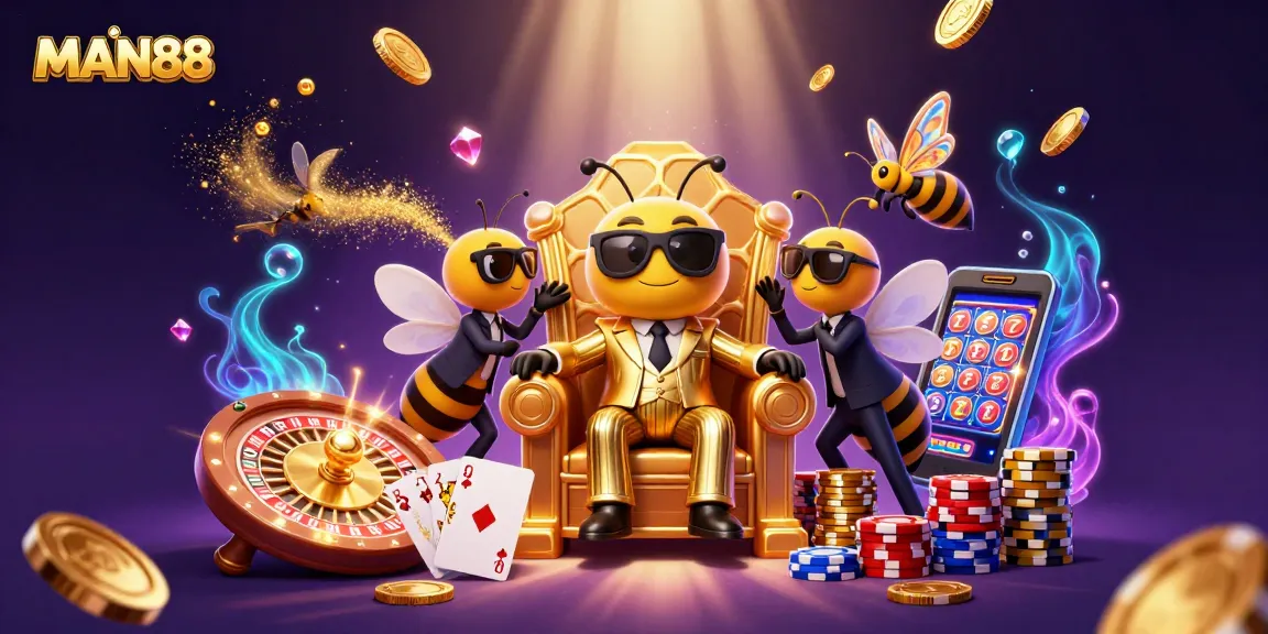 Experience thrilling wins with MAN88's dazzling rewards and gaming excitement.