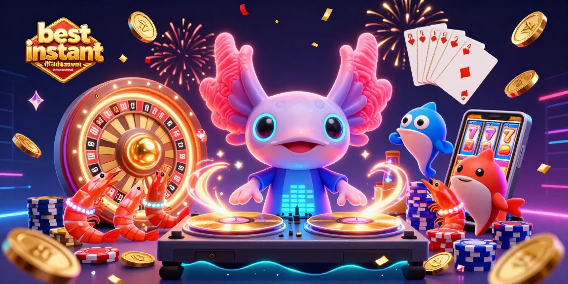 Spin to win at the best instant withdrawal casinos in Australia for payouts with vibrant casino characters.