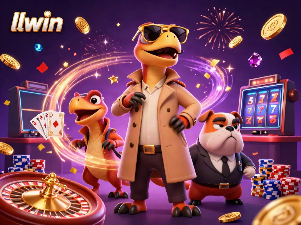 Experience thrilling wins at llwin as raptors sneak into a VIP casino lounge surrounded by sparkling treasures.