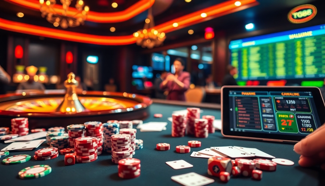Experience the thrill of tg88 casino gaming with vibrant tables and exciting betting action.