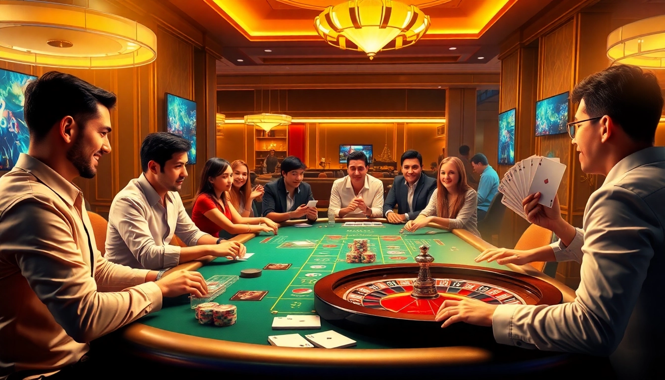 Engaging online betting experience showcasing SV388 live dealer games and vibrant casino elements.