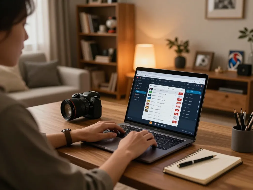 Engaging with tỷ lệ kèo nhà cái in a modern home gaming setup, revealing strategy notes and betting interface.
