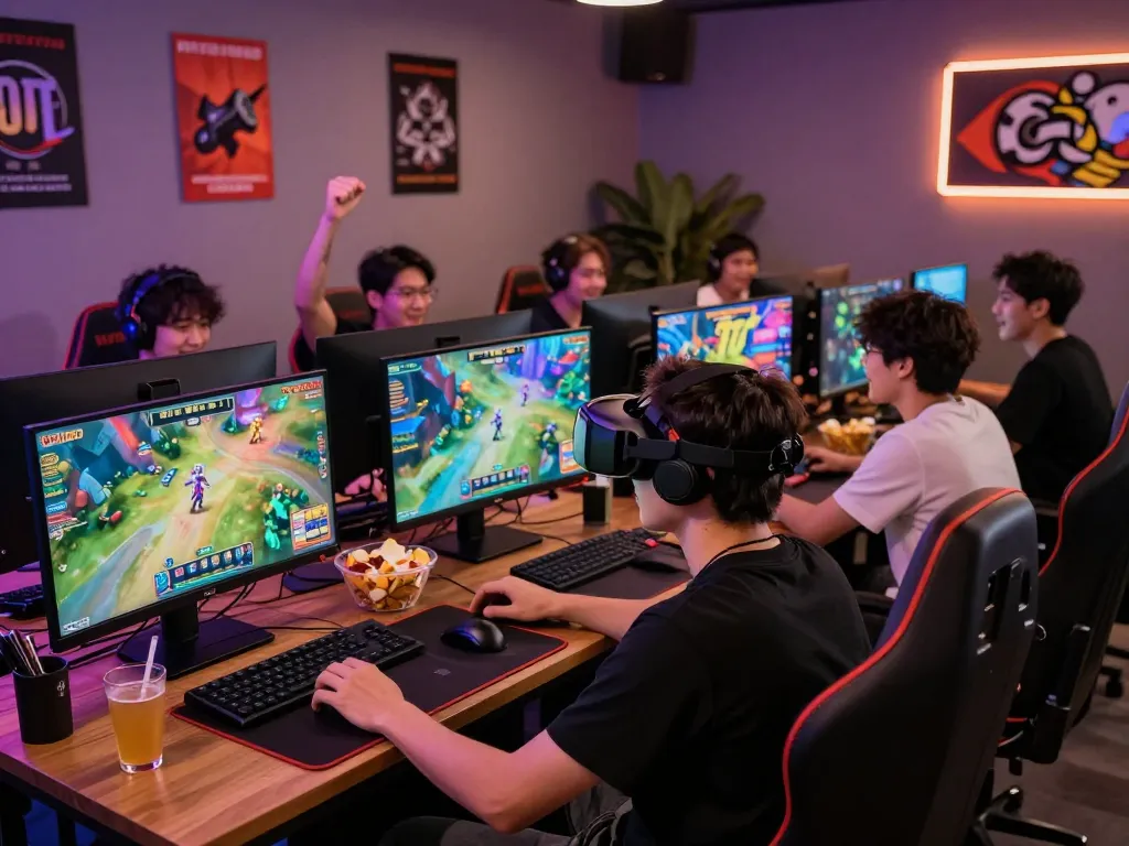 Energetic gaming scene with players enjoying TT88's online platform.