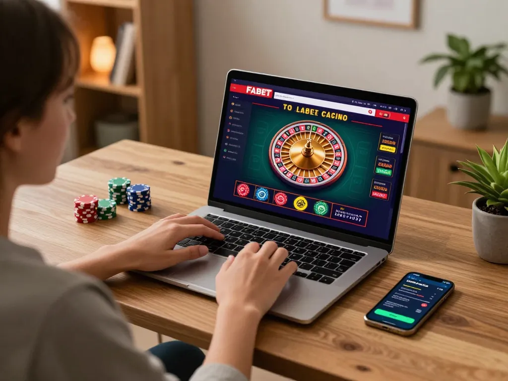 Engaging in strategic gameplay on FABET platform, showcasing exciting online roulette action.