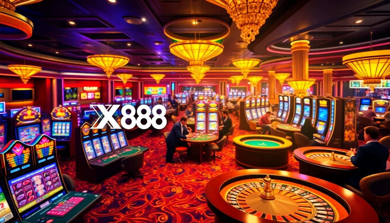 Experience the excitement of XX88 at a vibrant casino with engaging games.