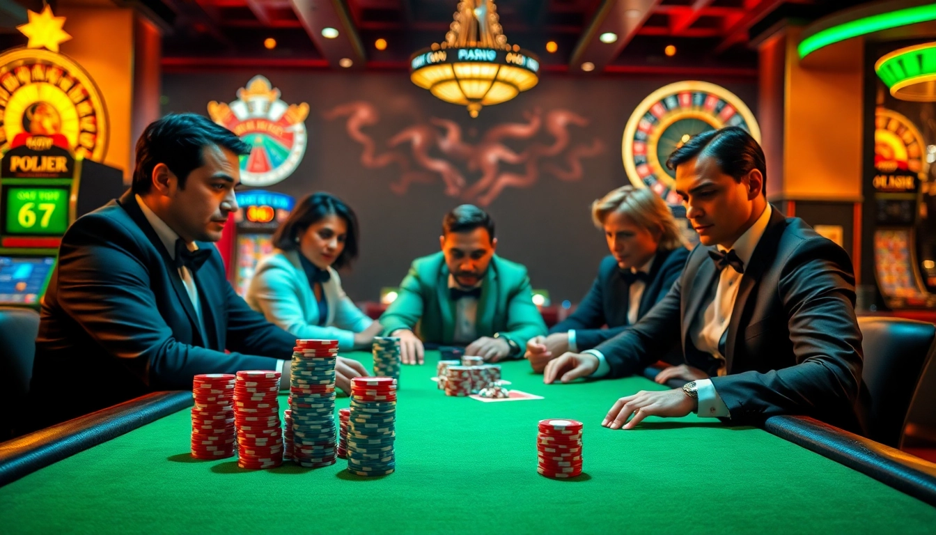 View the thrilling high-stakes poker action at https://luongsontv23.com/ with luxurious casino elements.