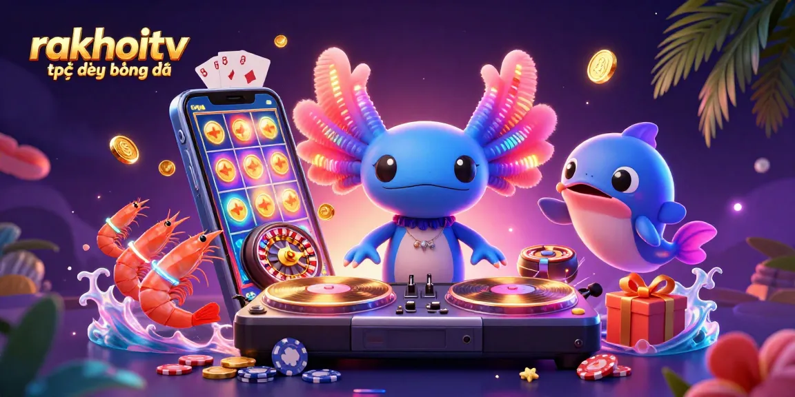 Experience rakhoitv trực tiếp bóng đá with vibrant characters and exciting gambling elements.