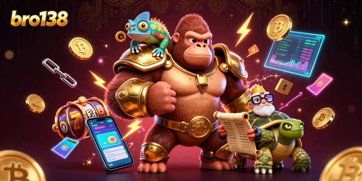 Join bro138 for thrilling casino adventures, featuring vibrant characters and captivating game elements.