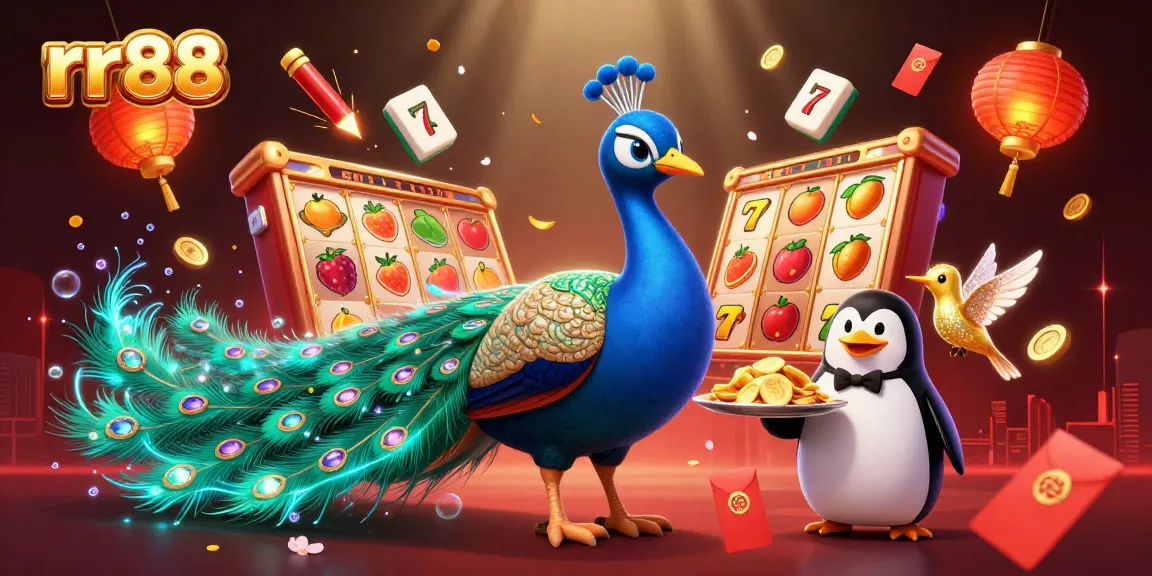 Experience thrilling gambling action at rr88 with vibrant slot games and dynamic characters in a dazzling 3D scene.