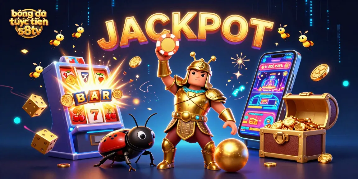 Experience the excitement of bóng đá trực tuyến s8tv with vibrant characters and dynamic casino elements.