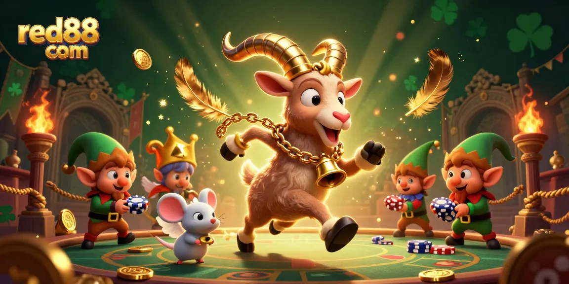Experience thrilling action at red88 com with friendly characters blending festive fun and gaming excitement.