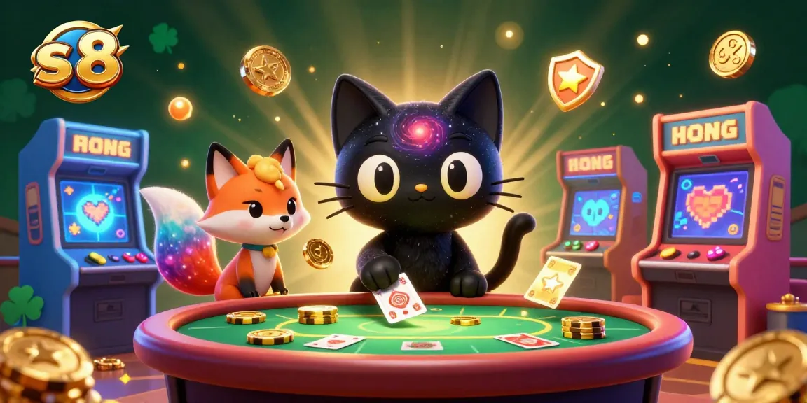 Join the thrilling gaming adventure at s 8 with colorful characters and cosmic action at the casino table.